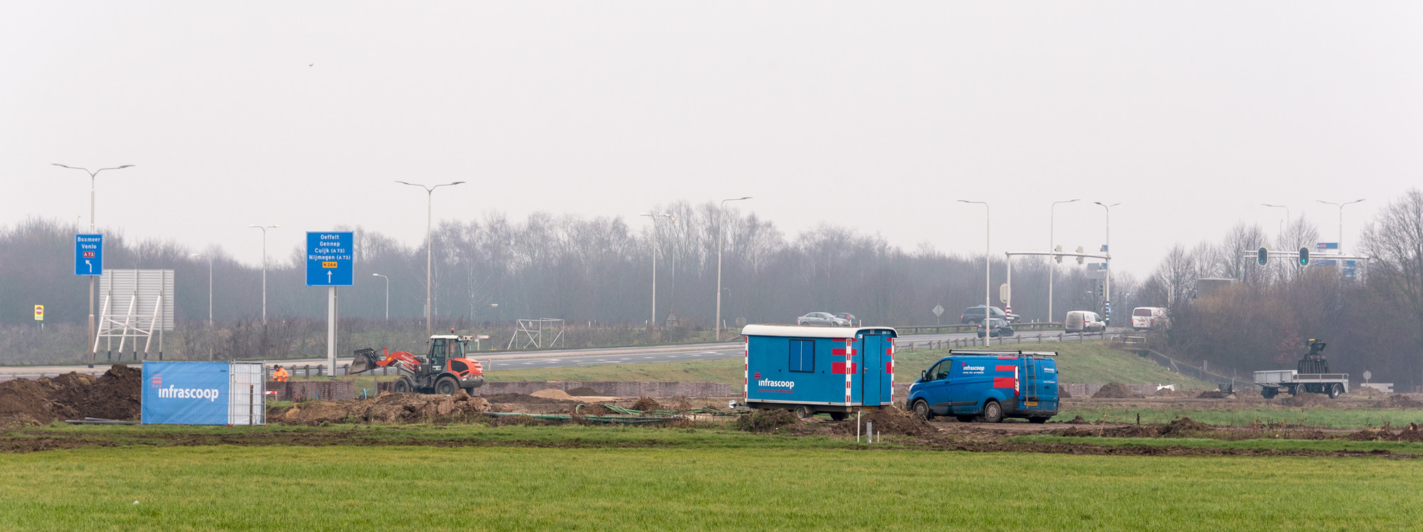 Aanleg fietspad en bouwrijp maken RBL Zuid