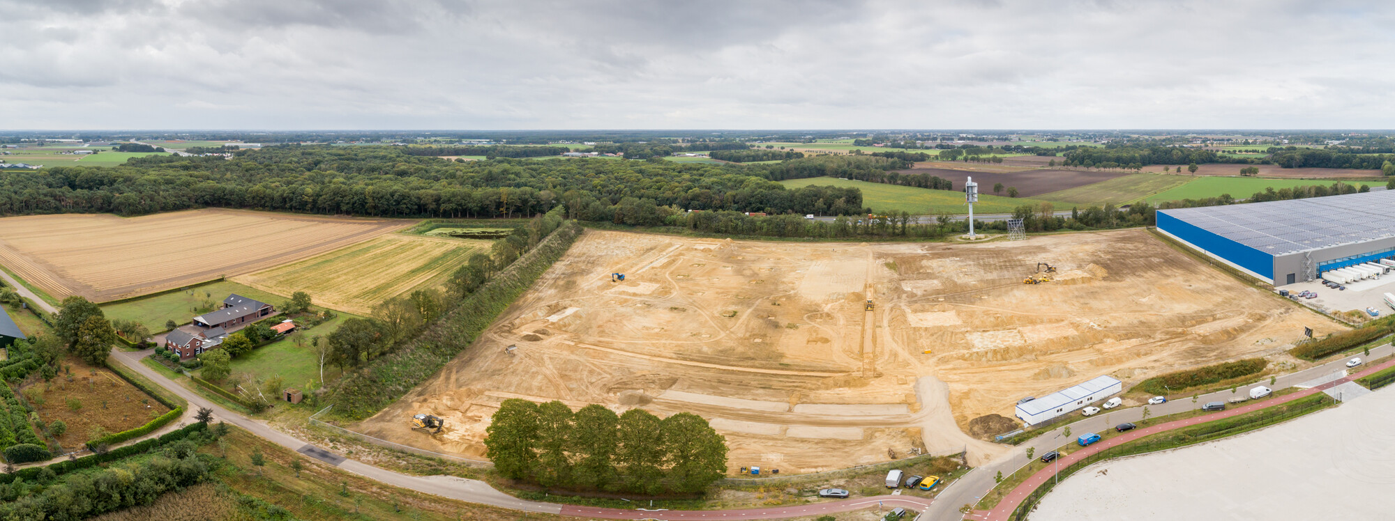 Grondwerk en aanleg infrastructuur Segro in Venray