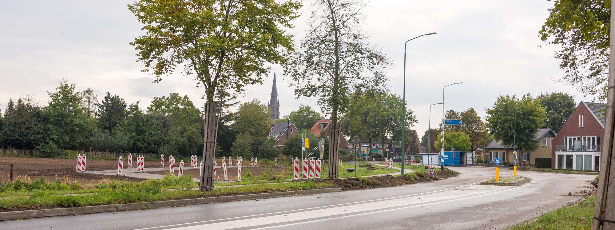 Aanleg rotonde Kerkstraat en aanpassing kruising Sint Hubertseweg