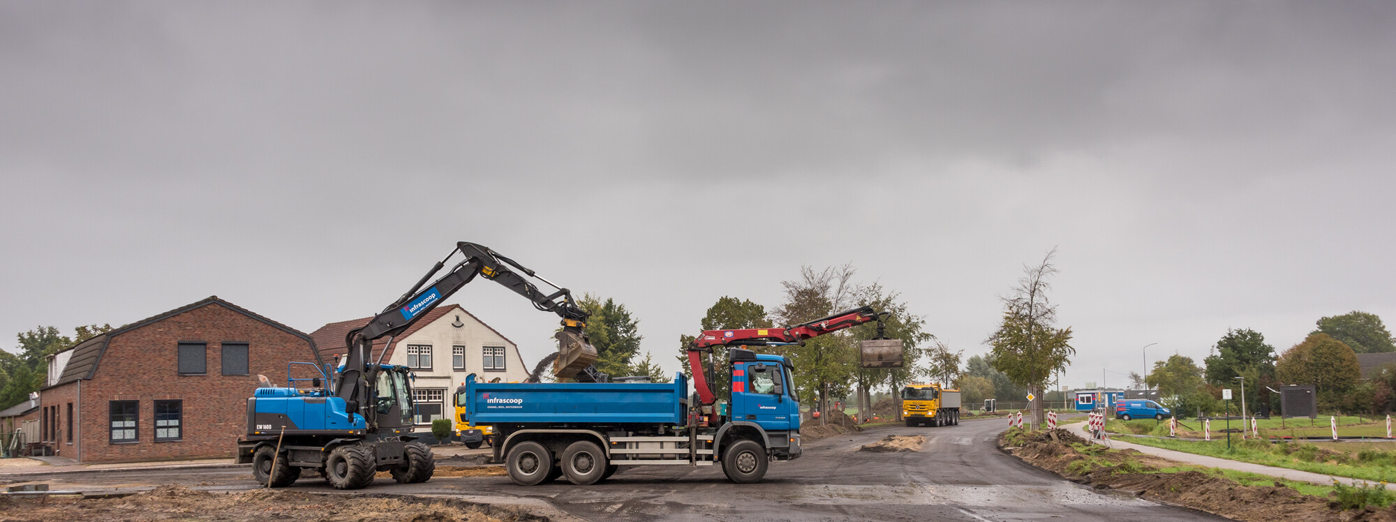 Aanleg rotonde Kerkstraat en aanpassing kruising Sint Hubertseweg