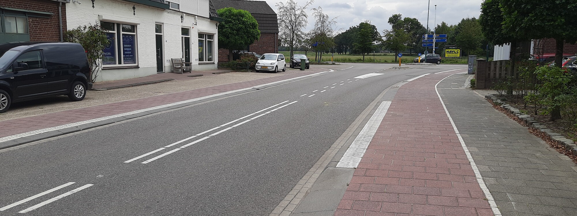 Aanleg rotonde Kerkstraat en aanpassing kruising Sint Hubertseweg