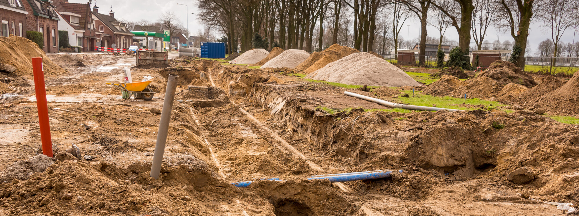 Reconstructie Leunseweg rotonde Zuidsingel