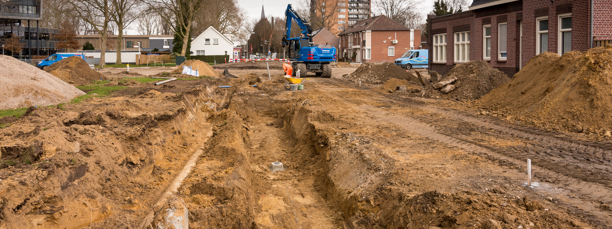 Reconstructie Leunseweg rotonde Zuidsingel