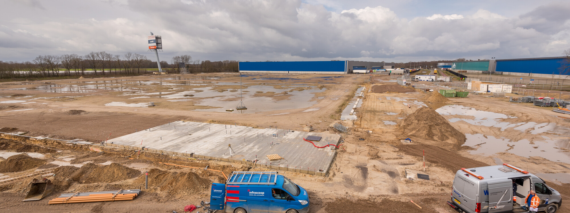 Grondwerk en aanleg infrastructuur Segro in Venray