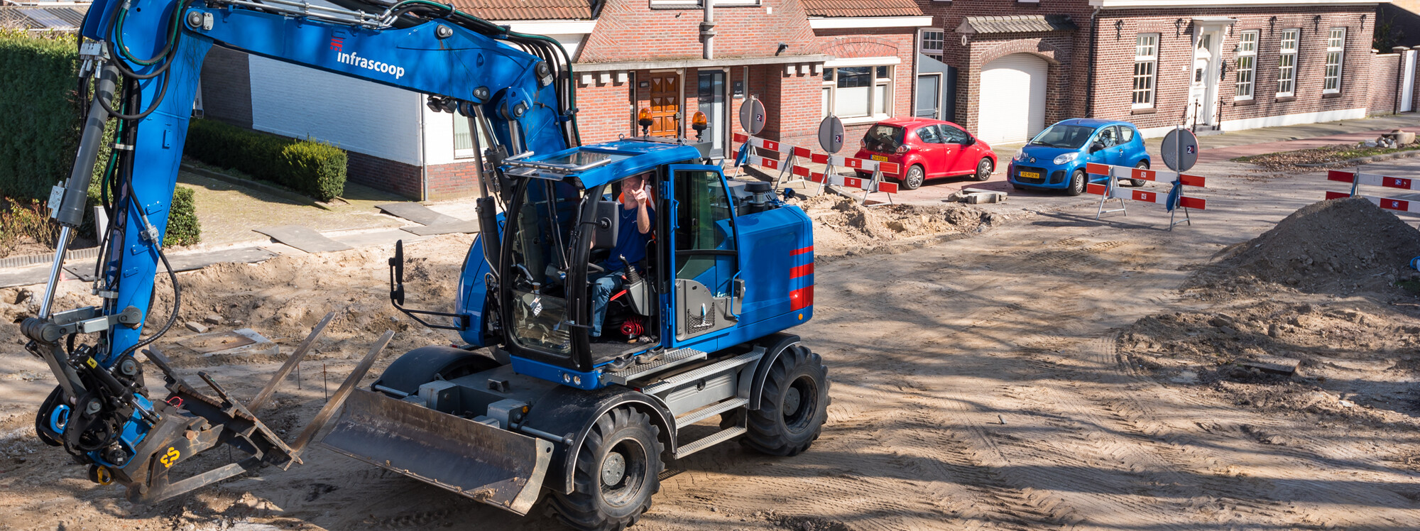 Reconstructie Leunseweg rotonde Zuidsingel