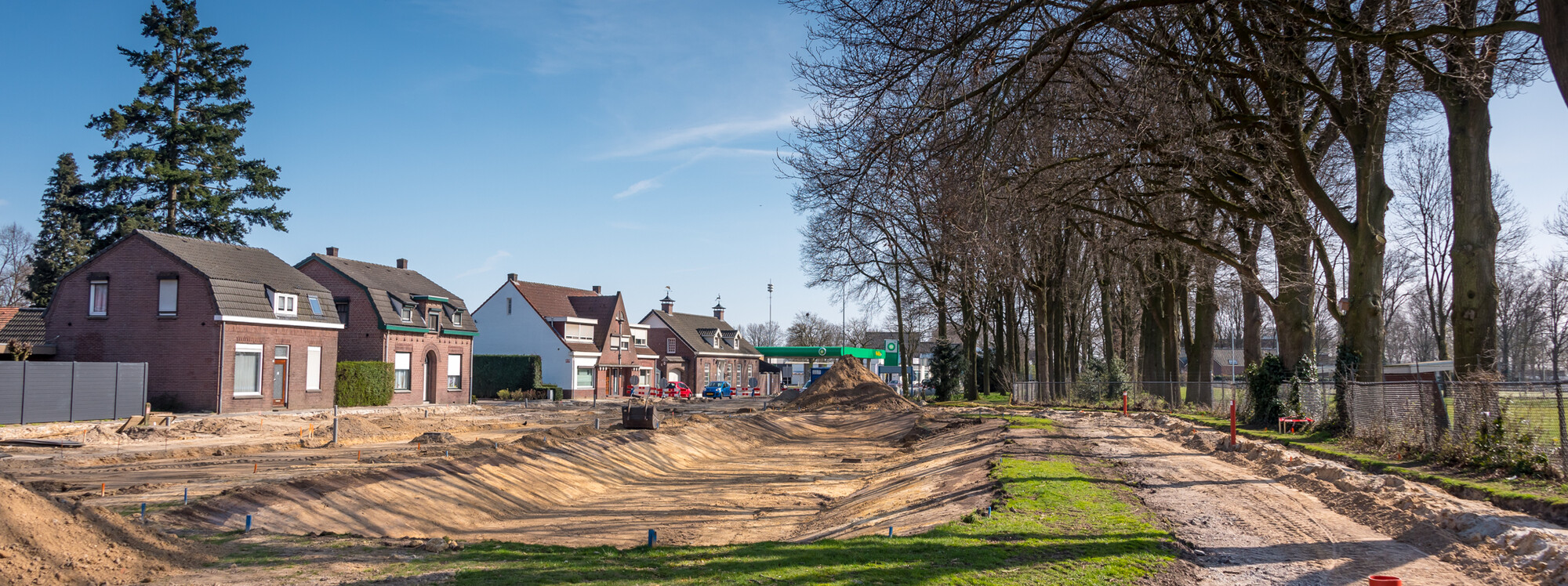 Reconstructie Leunseweg rotonde Zuidsingel