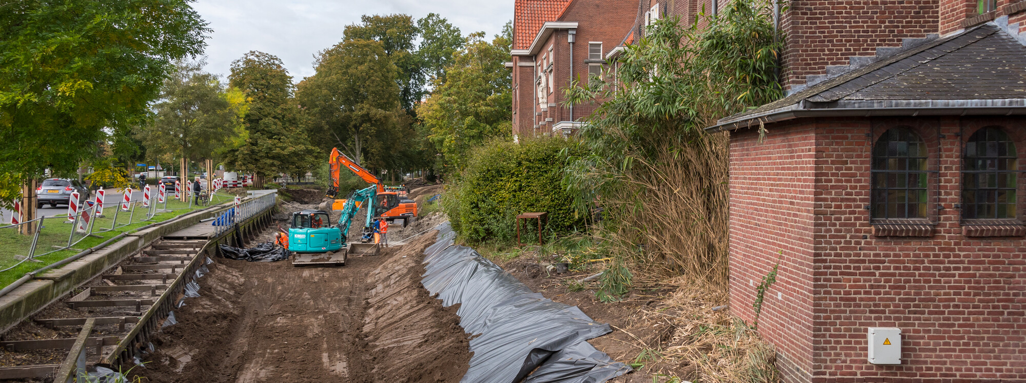 Aanleg watersysteem Weijerpark