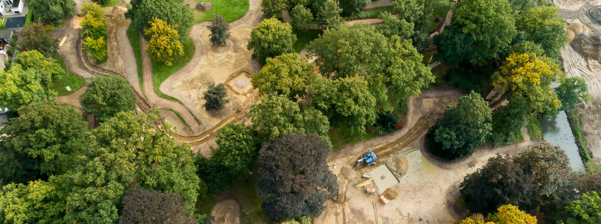 Aanleg watersysteem Weijerpark