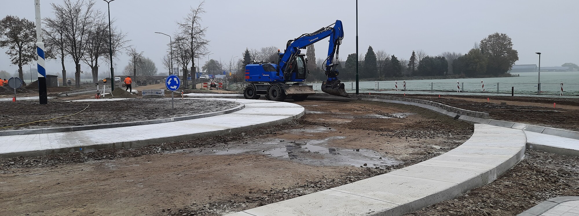 Aanleg rotonde Kerkstraat en aanpassing kruising Sint Hubertseweg