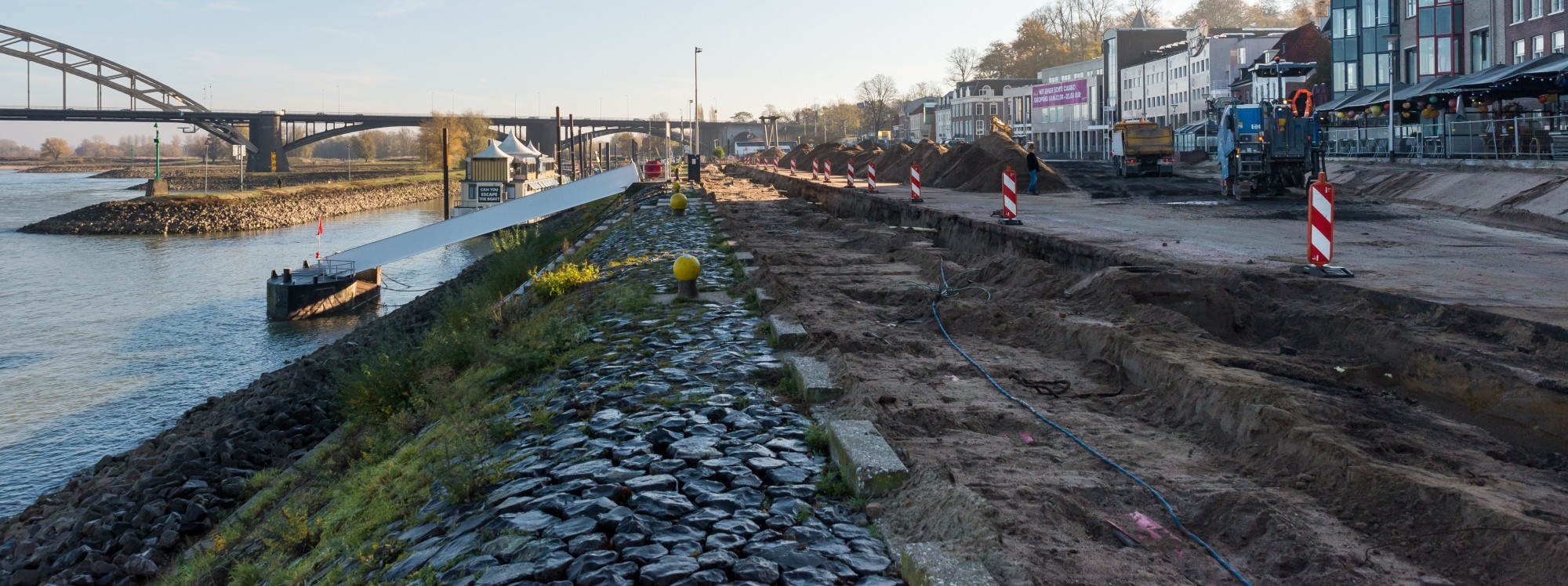 Herinrichting oostelijke Waalkade