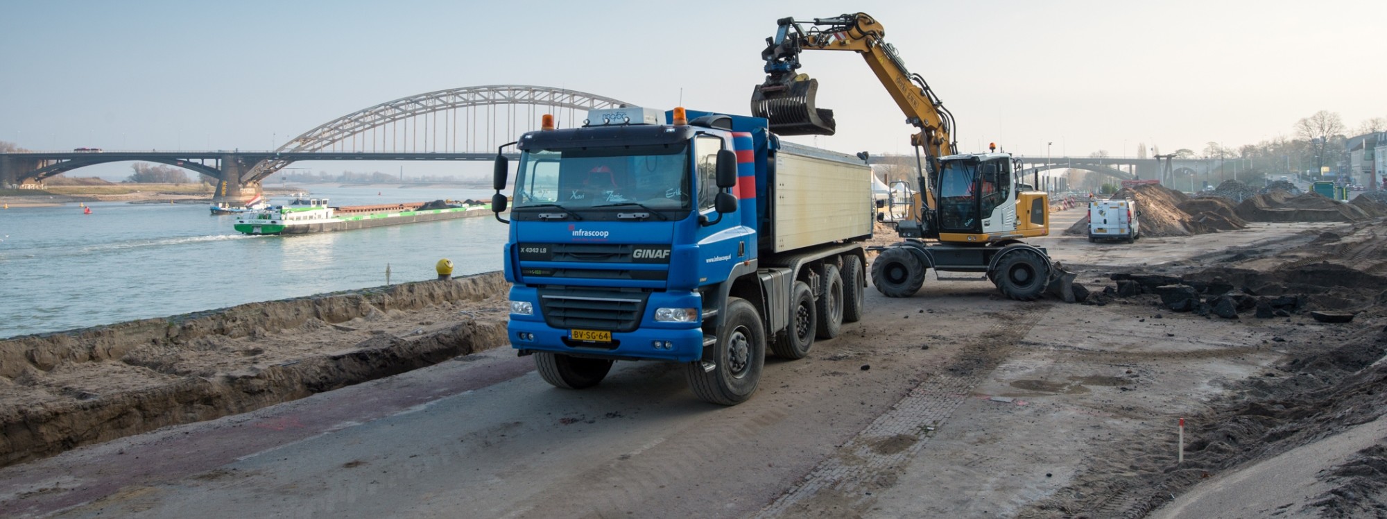 Herinrichting oostelijke Waalkade