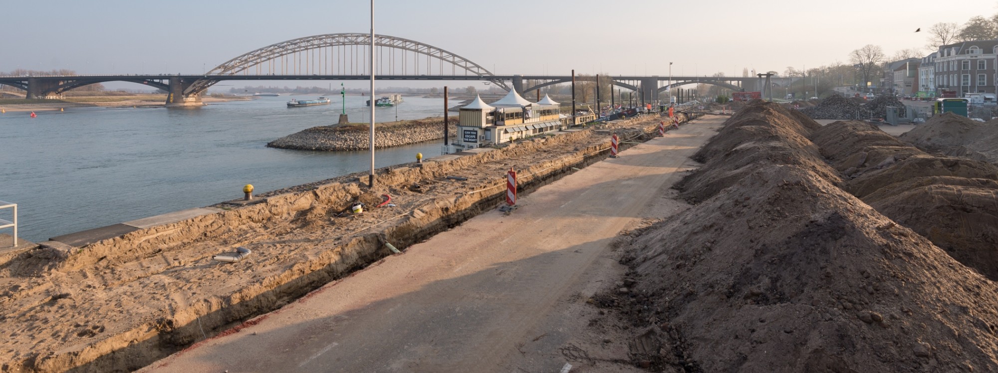 Herinrichting oostelijke Waalkade