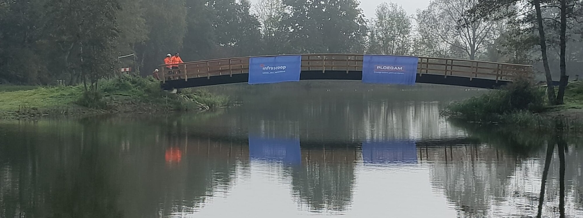 Oeverbescherming visvijver Dribbelei